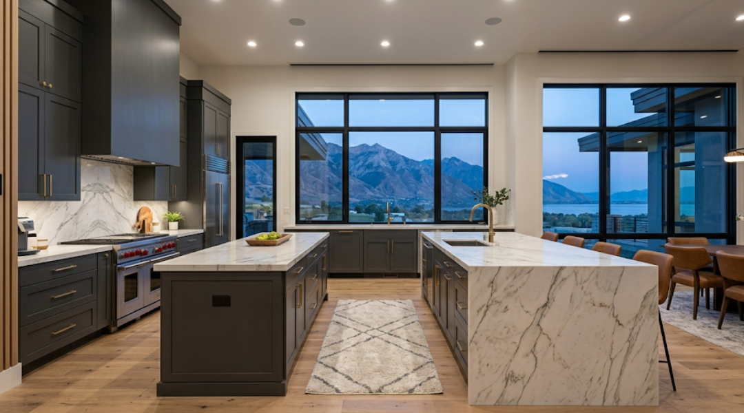Open-Concept Kitchens: Transforming Builder-Grade into Custom Luxury