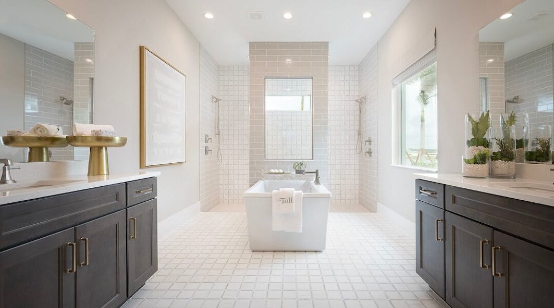 Redesign of luxury master bathrooms in existing buildings.