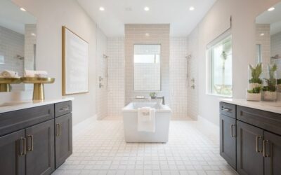 Redesign of luxury master bathrooms in existing buildings.